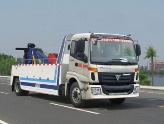 國(guó)四歐曼重卡拖吊連體式清障車