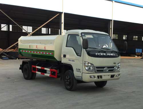 國四福田時代3-5方小卡之星3密封垃圾車