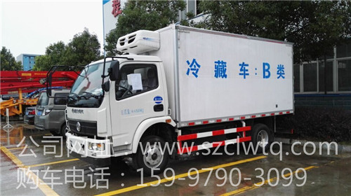 國(guó)五藍(lán)牌CNG冷藏車比柴油，汽油冷藏車要省油
