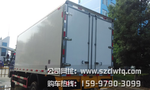 福田奧鈴冷藏車尾部圖片