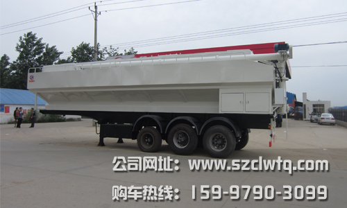 50方半掛散裝飼料運(yùn)輸車