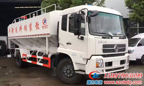 東風(fēng)天錦散裝飼料運(yùn)輸車