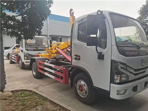 東風(fēng)多利卡藍(lán)牌國(guó)六套臂勾臂式垃圾車