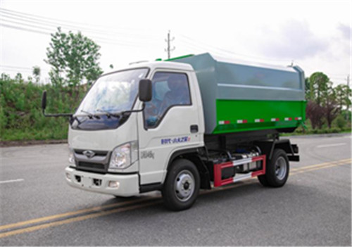 國(guó)六福田小卡之星2掛桶垃圾車(chē),5方掛桶垃圾車(chē)