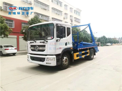 8方國六東風(fēng)多利卡D9擺臂式垃圾車